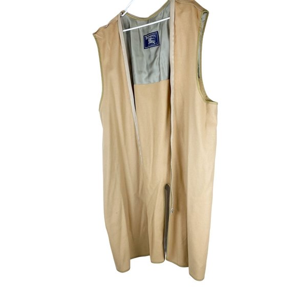 Vintage Burberry Trench Coat Classic Tan Double Breasted 48L (US 14 or XL) - Picture 13 of 16